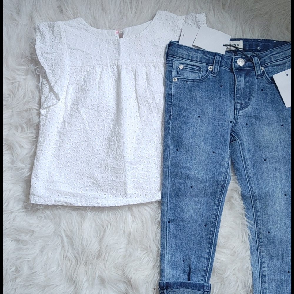 HUDSON NWT Jeans Kids Outfit (Size 4)